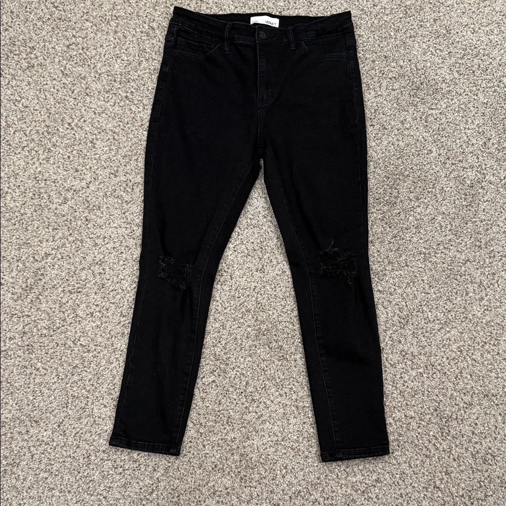 VERVET Women's Black Jeans